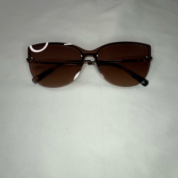 Ted Baker London Accessories - New Ted Baker London Women’s Shield Sunglasses 139mm, Rose/Gold/Tort